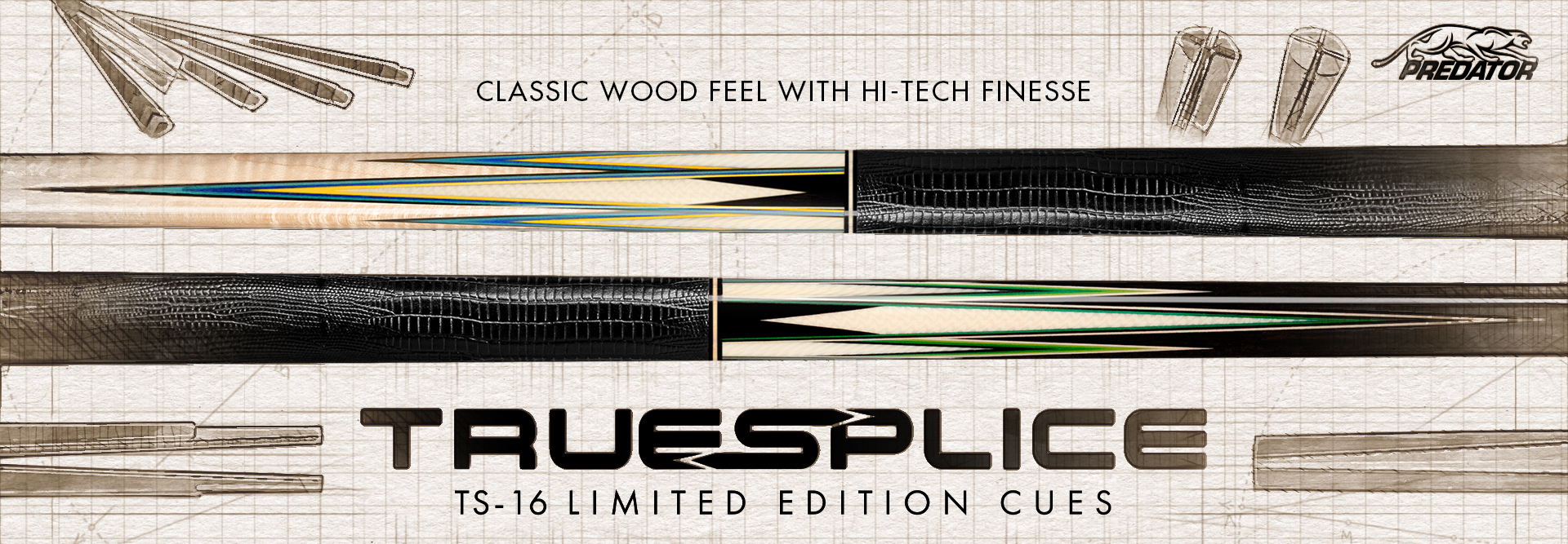 Predator TrueSplice 16 Playing Cues